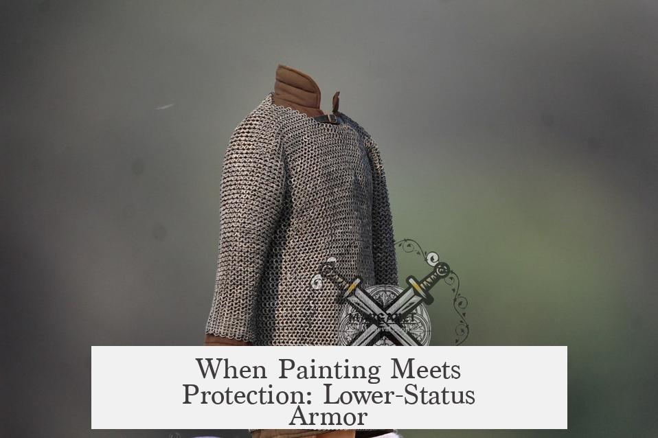 When Painting Meets Protection: Lower-Status Armor