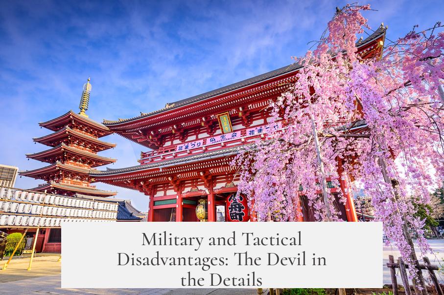 Military and Tactical Disadvantages: The Devil in the Details