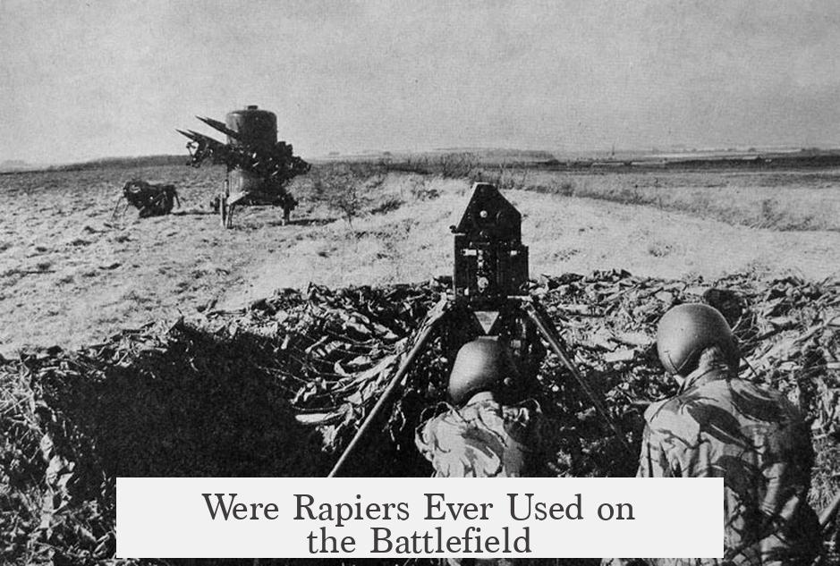Were Rapiers Ever Used on the Battlefield?