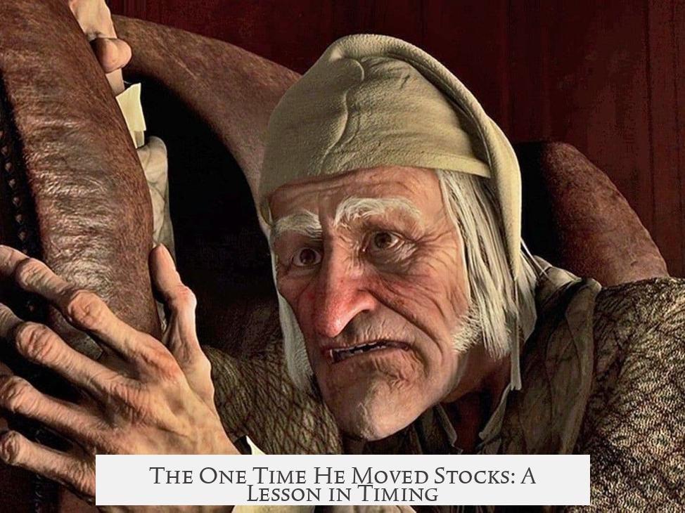 The One Time He Moved Stocks: A Lesson in Timing