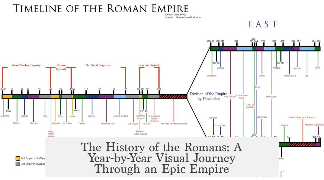 The History of the Romans: A Year-by-Year Visual Journey Through an Epic Empire