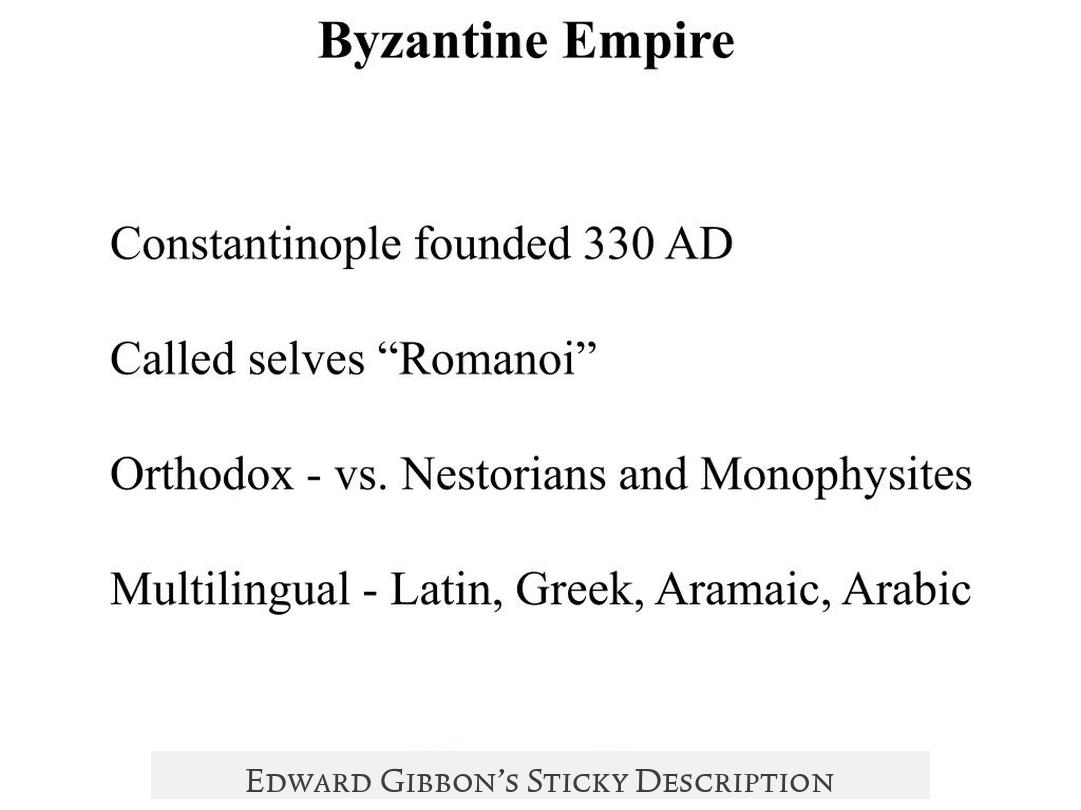 Edward Gibbon’s Sticky Description