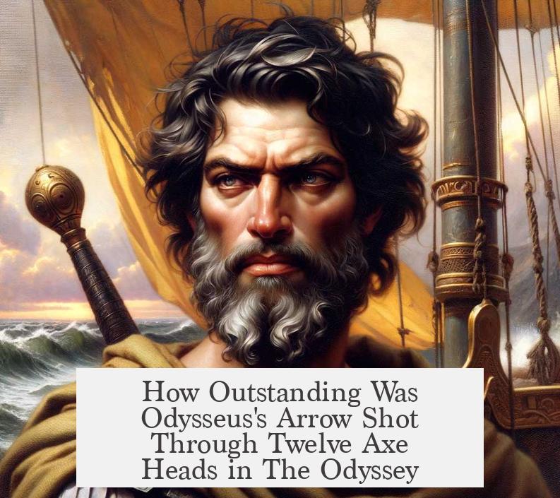 How Outstanding Was Odysseus's Arrow Shot Through Twelve Axe Heads in The Odyssey?