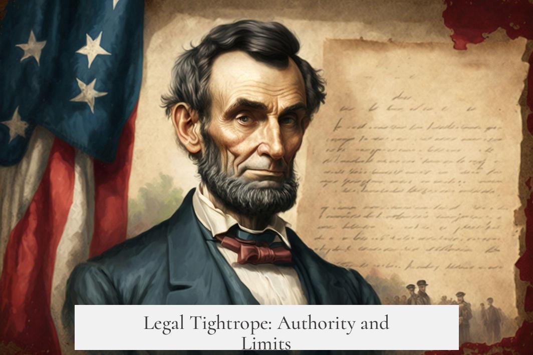 Legal Tightrope: Authority and Limits