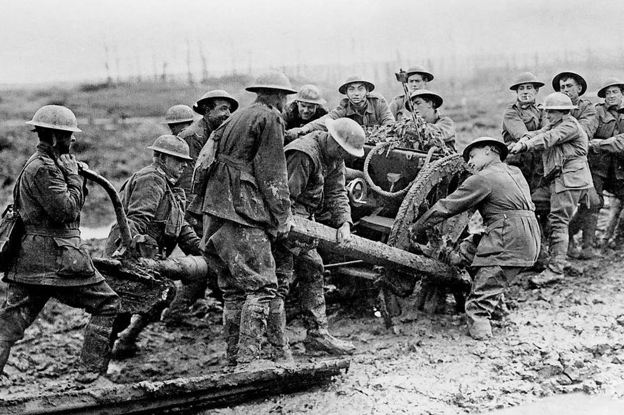 Approximately 30 men died or went missing for every metre of ground gained during the Somme offensive on the Western Front in World War I.