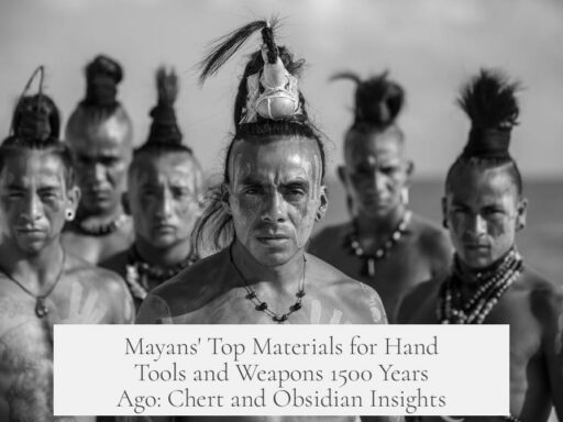 Mayans' Top Materials for Hand Tools and Weapons 1500 Years Ago: Chert and Obsidian Insights