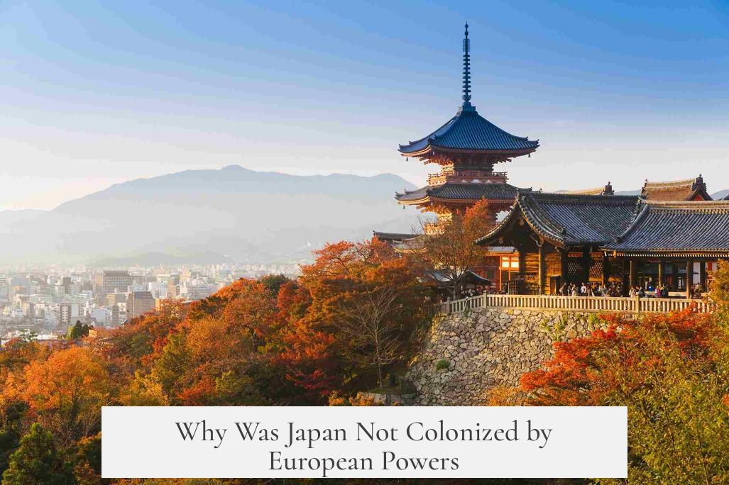 Why Was Japan Not Colonized by European Powers?