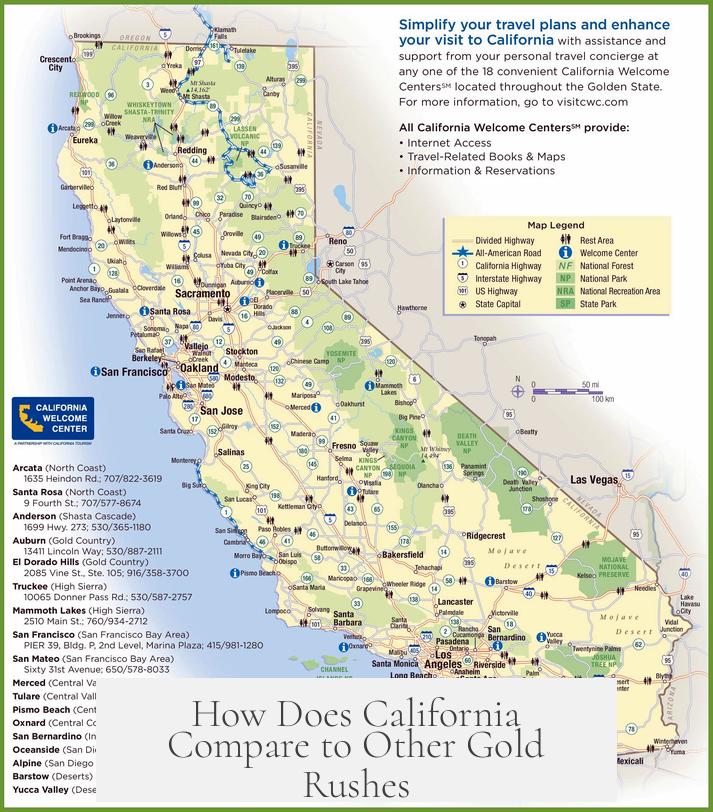 How Does California Compare to Other Gold Rushes?