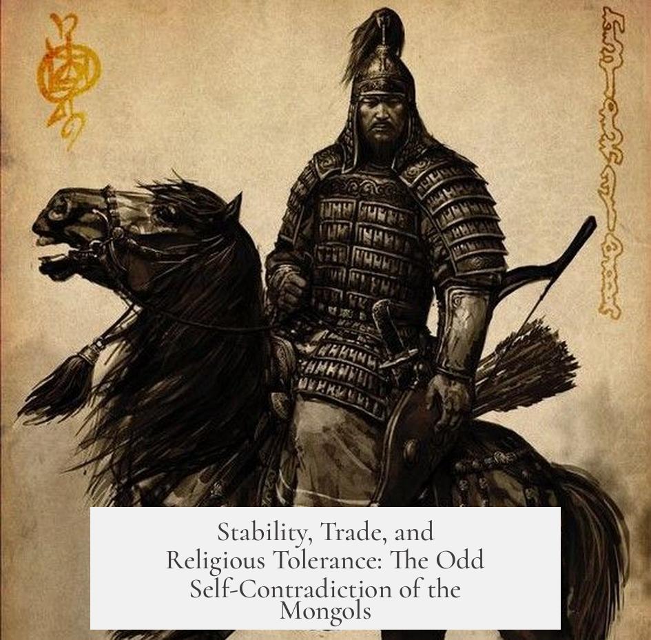 Stability, Trade, and Religious Tolerance: The Odd Self-Contradiction of the Mongols