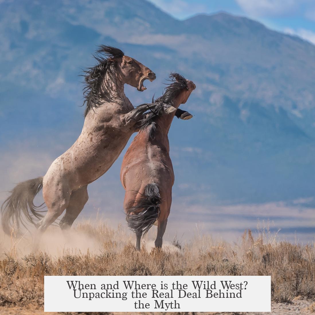 When and Where is the Wild West? Unpacking the Real Deal Behind the Myth