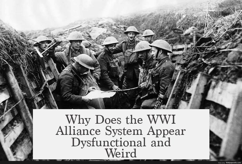 Why Does the WWI Alliance System Appear Dysfunctional and Weird?