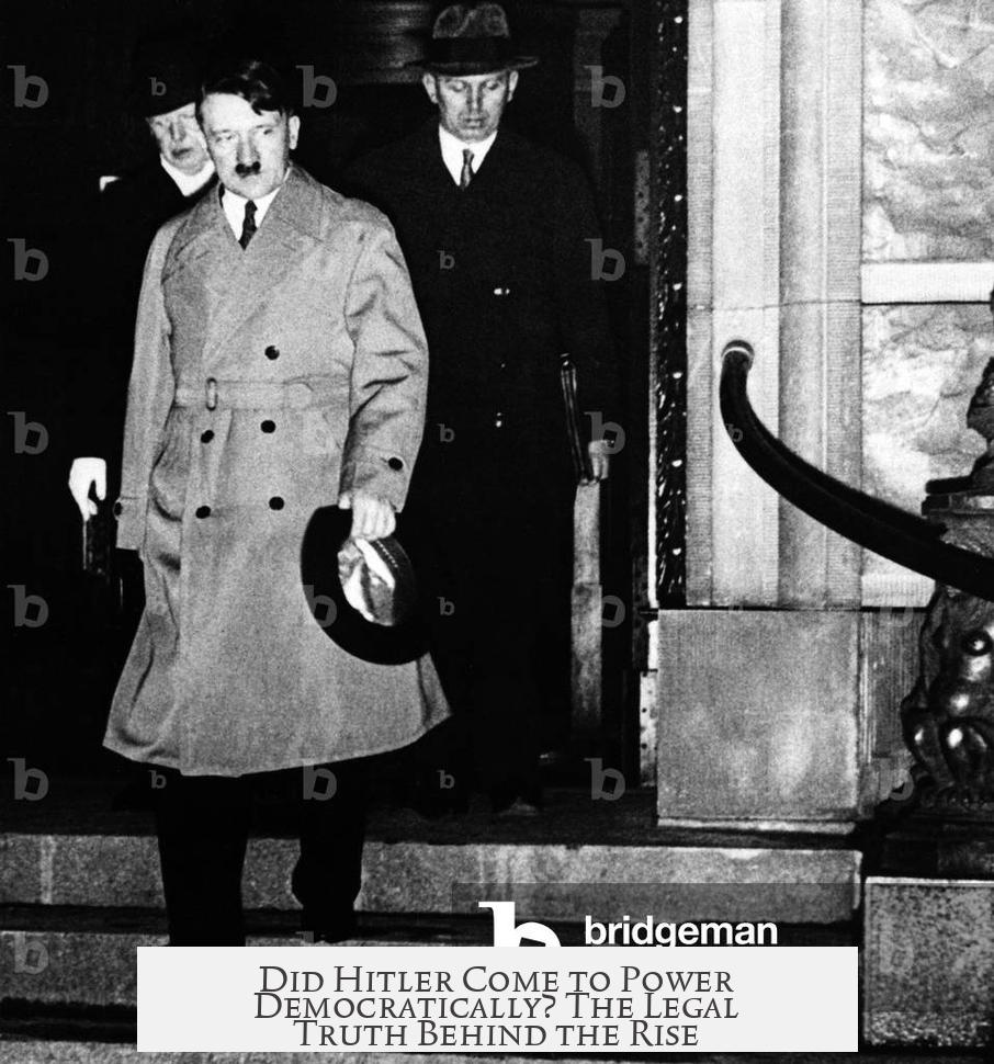 Did Hitler Come to Power Democratically? The Legal Truth Behind the Rise