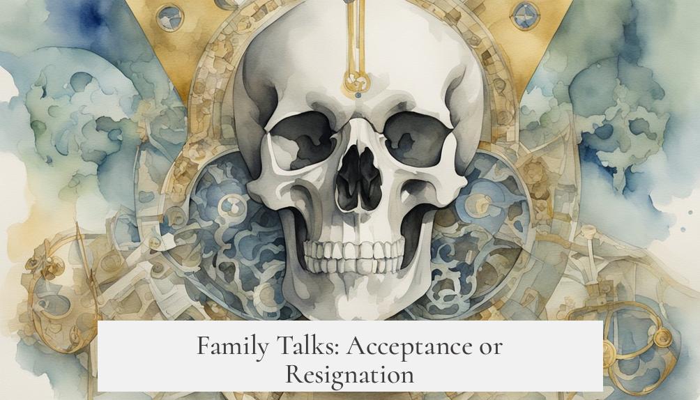 Family Talks: Acceptance or Resignation?
