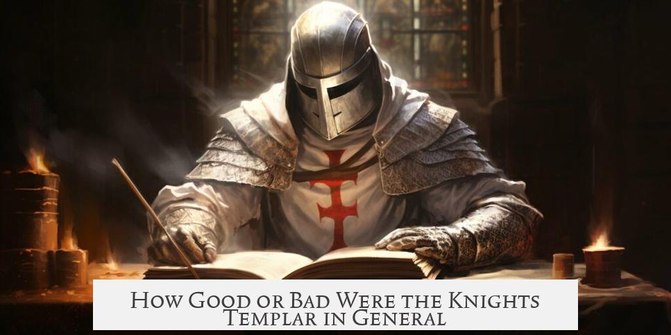 How Good or Bad Were the Knights Templar in General?