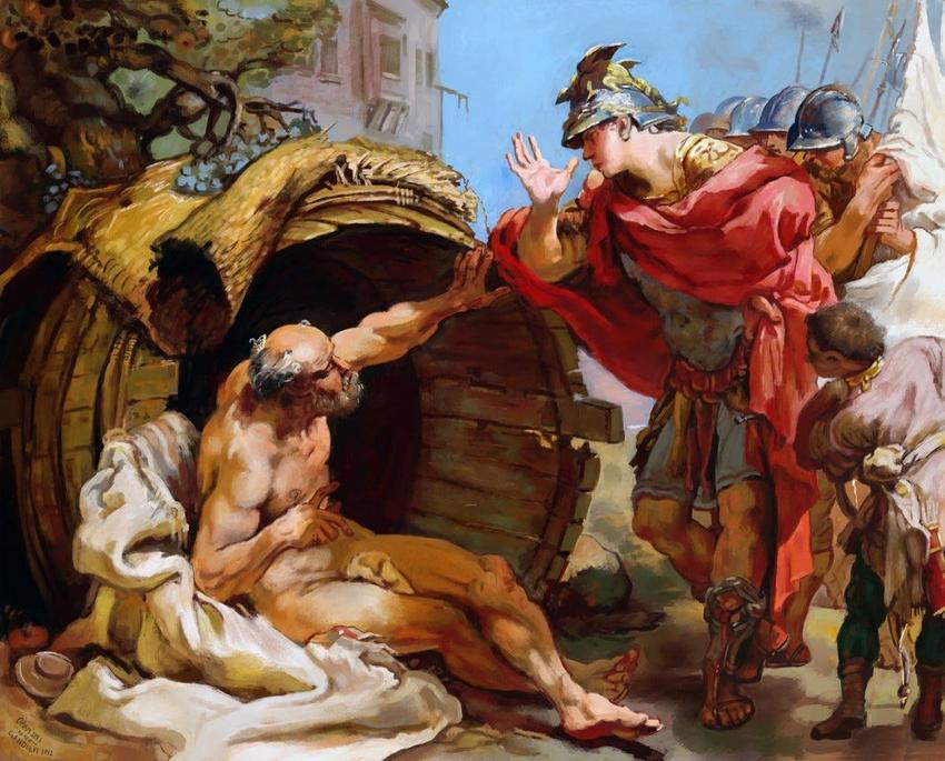 Short answer:Probably not. But the story is so delightfully vivid and rich in philosophical spice that it keeps popping up in discussions about ancient philosophy, Cynicism, and yes, even chickens without feathers.