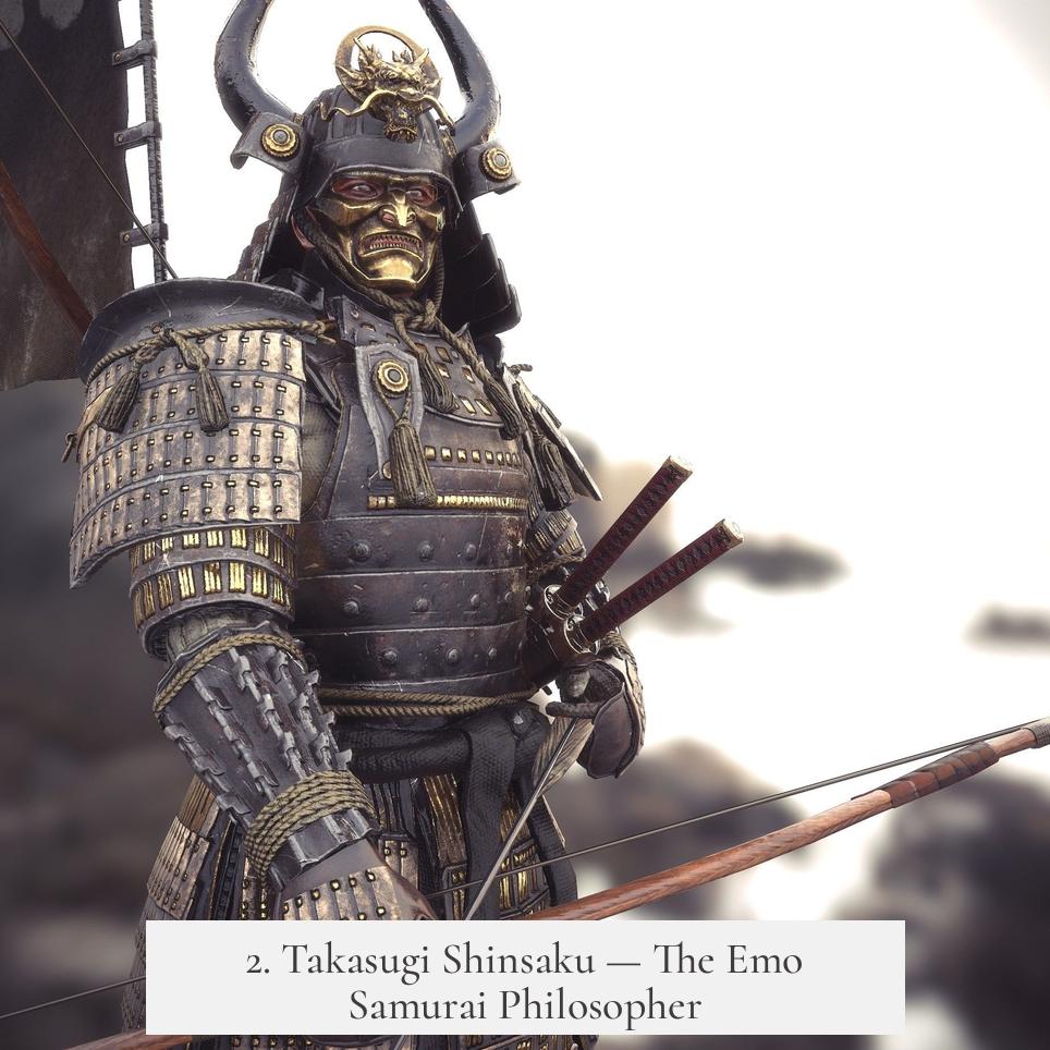 2. Takasugi Shinsaku — The Emo Samurai Philosopher