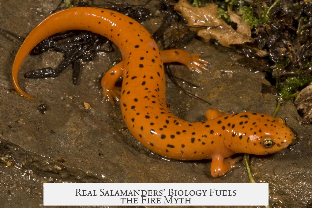 Real Salamanders’ Biology Fuels the Fire Myth
