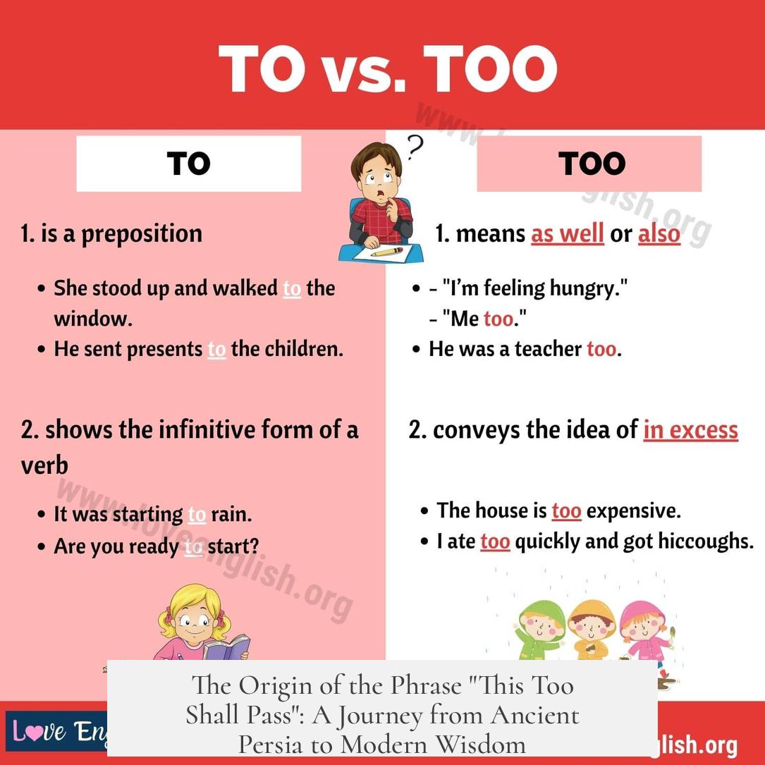 The Origin of the Phrase "This Too Shall Pass": A Journey from Ancient Persia to Modern Wisdom