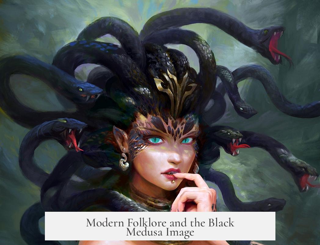 Modern Folklore and the Black Medusa Image