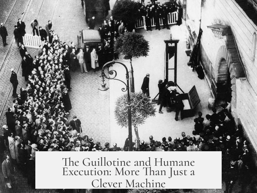 The Guillotine and Humane Execution: More Than Just a Clever Machine