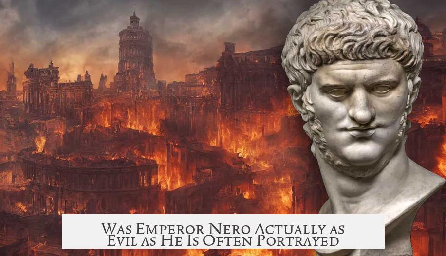 Was Emperor Nero Actually as Evil as He Is Often Portrayed?