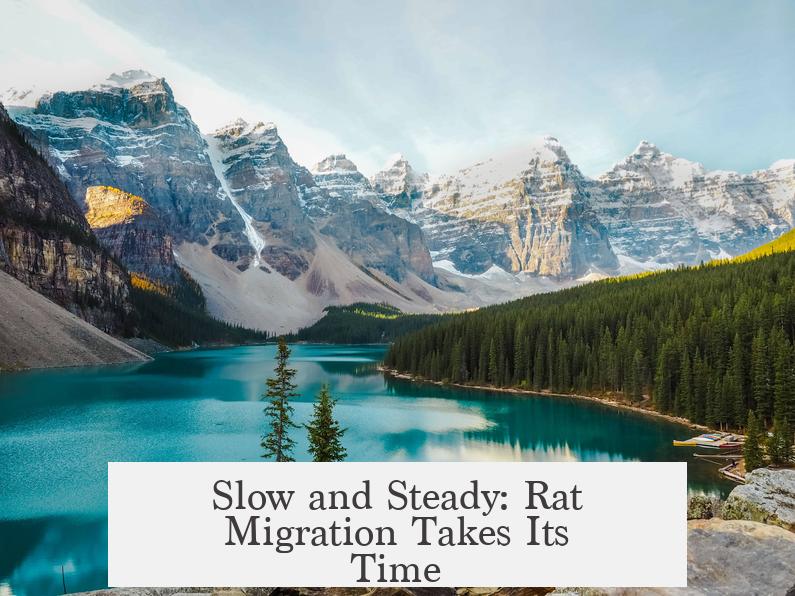 Slow and Steady: Rat Migration Takes Its Time
