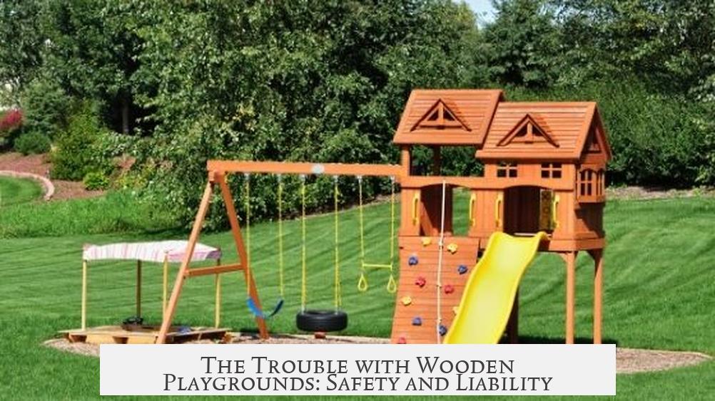 The Trouble with Wooden Playgrounds: Safety and Liability