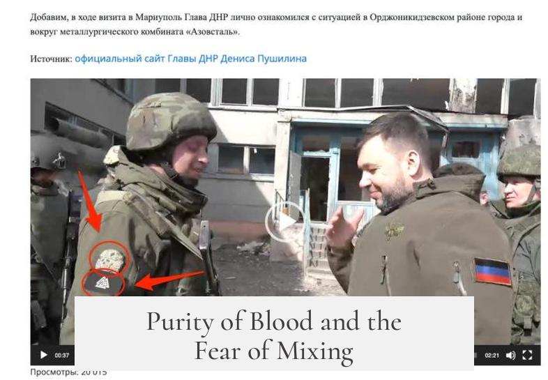 Purity of Blood and the Fear of Mixing