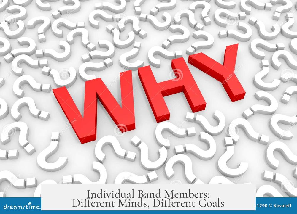 Individual Band Members: Different Minds, Different Goals