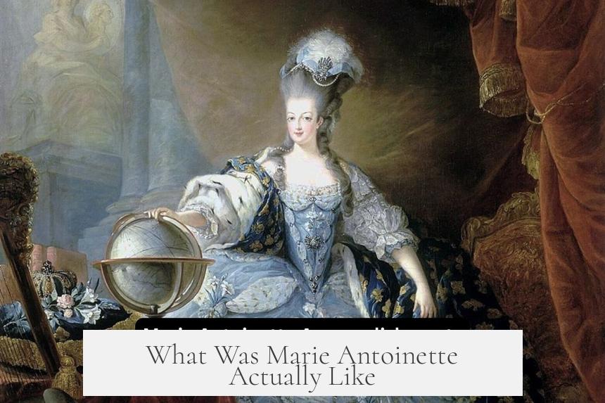 What Was Marie Antoinette Actually Like?