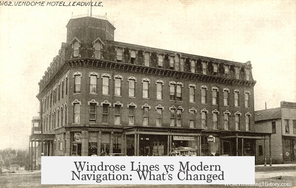 Windrose Lines vs Modern Navigation: What’s Changed?