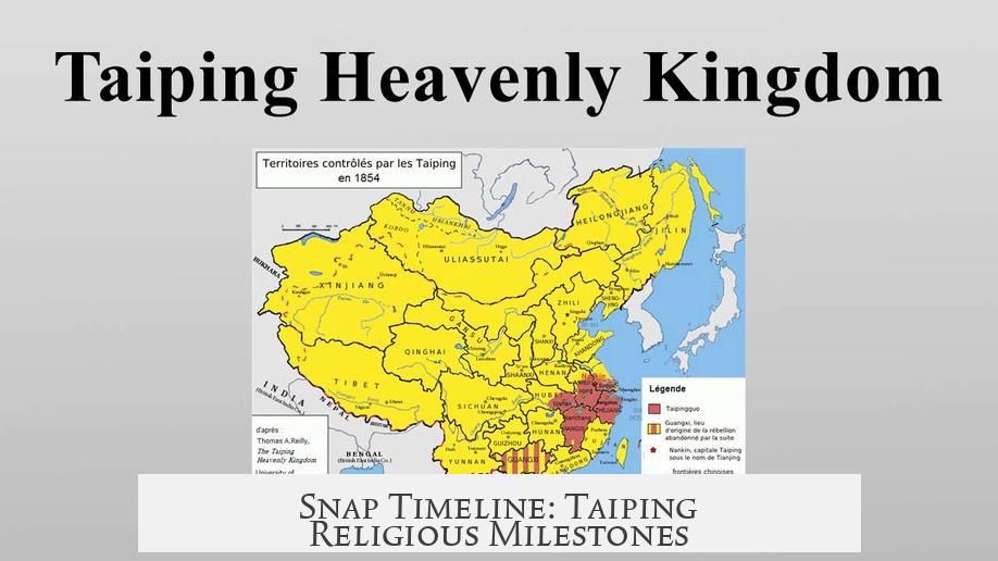 Snap Timeline: Taiping Religious Milestones