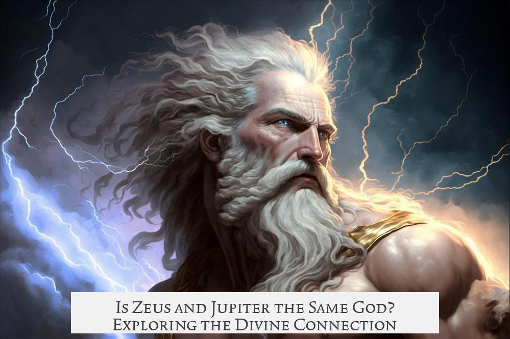 Is Zeus and Jupiter the Same God? Exploring the Divine Connection