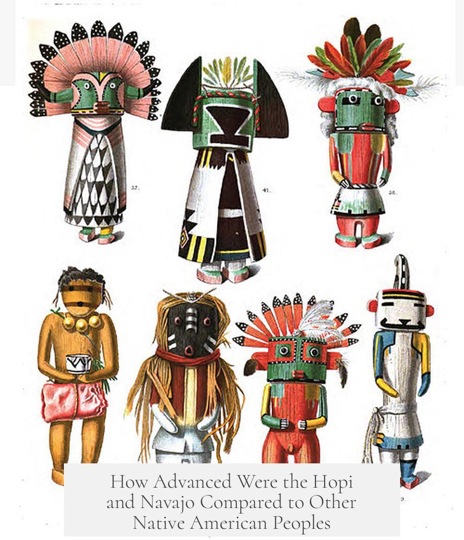 How Advanced Were the Hopi and Navajo Compared to Other Native American Peoples?