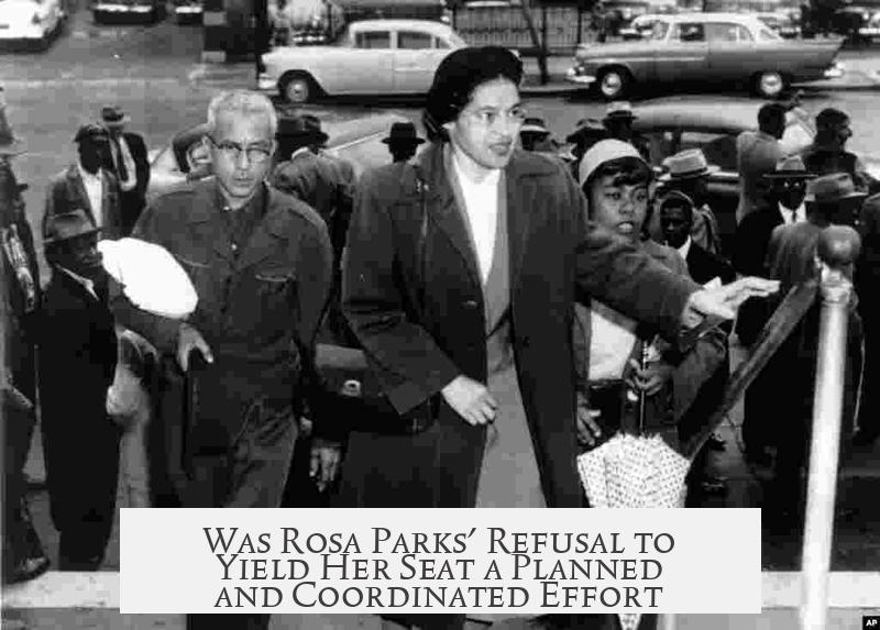 Was Rosa Parks' Refusal to Yield Her Seat a Planned and Coordinated Effort?