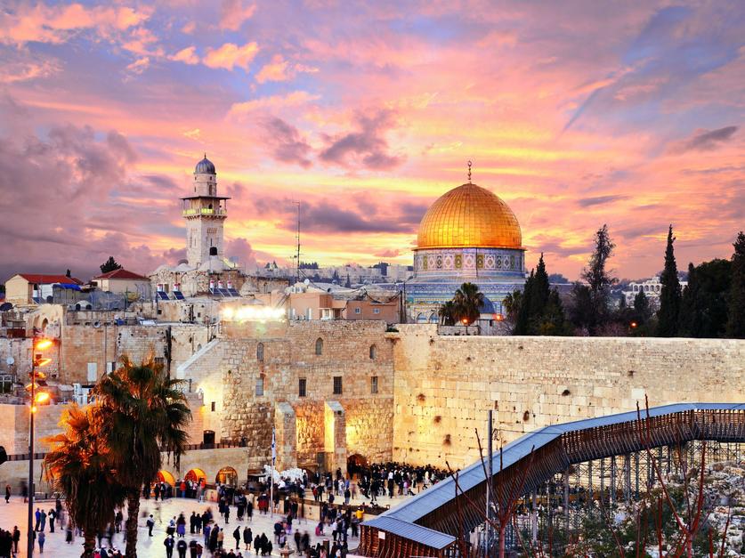 Judaism views Jerusalem as the site of the Temple Mount, the location of the First, Second, and a prophesied Third Temple. King Solomon’s First Temple originally stood here, followed by two successive temples. Today, the Western Wall, a remnant of the Second Temple, remains a sacred site and symbol of Jewish endurance. The Temple was once the center of Jewish worship and sacrifice, making Jerusalem the spiritual heart of Judaism, especially before the Roman destruction led to centuries of exile and diaspora.