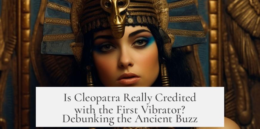Is Cleopatra Really Credited with the First Vibrator? Debunking the Ancient Buzz