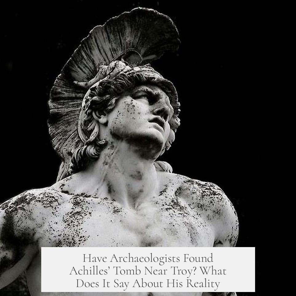 Have Archaeologists Found Achilles’ Tomb Near Troy? What Does It Say About His Reality?