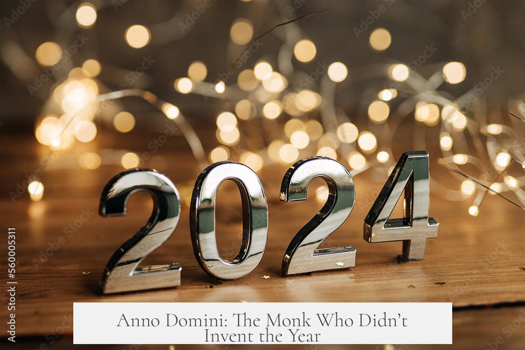 Anno Domini: The Monk Who Didn’t Invent the Year