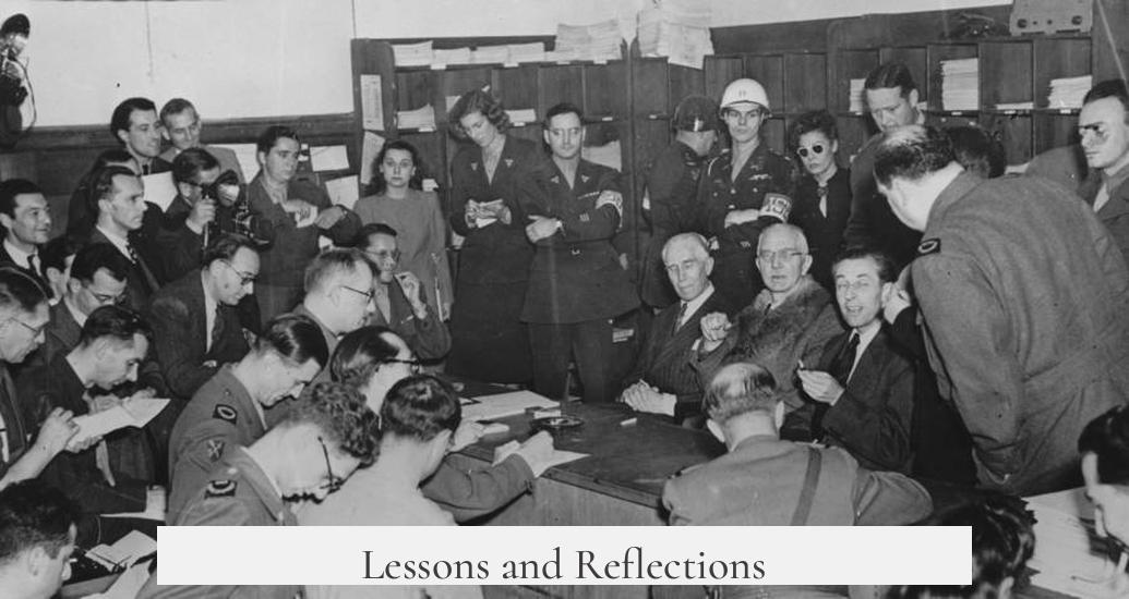 Lessons and Reflections