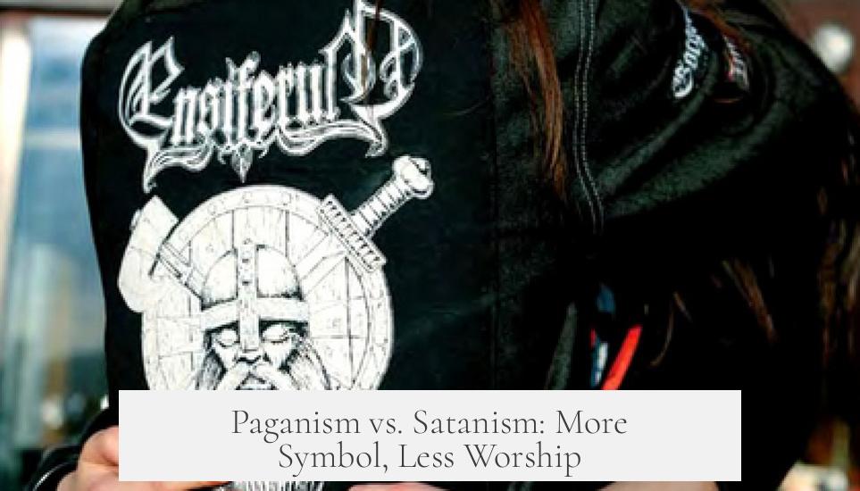 Paganism vs. Satanism: More Symbol, Less Worship