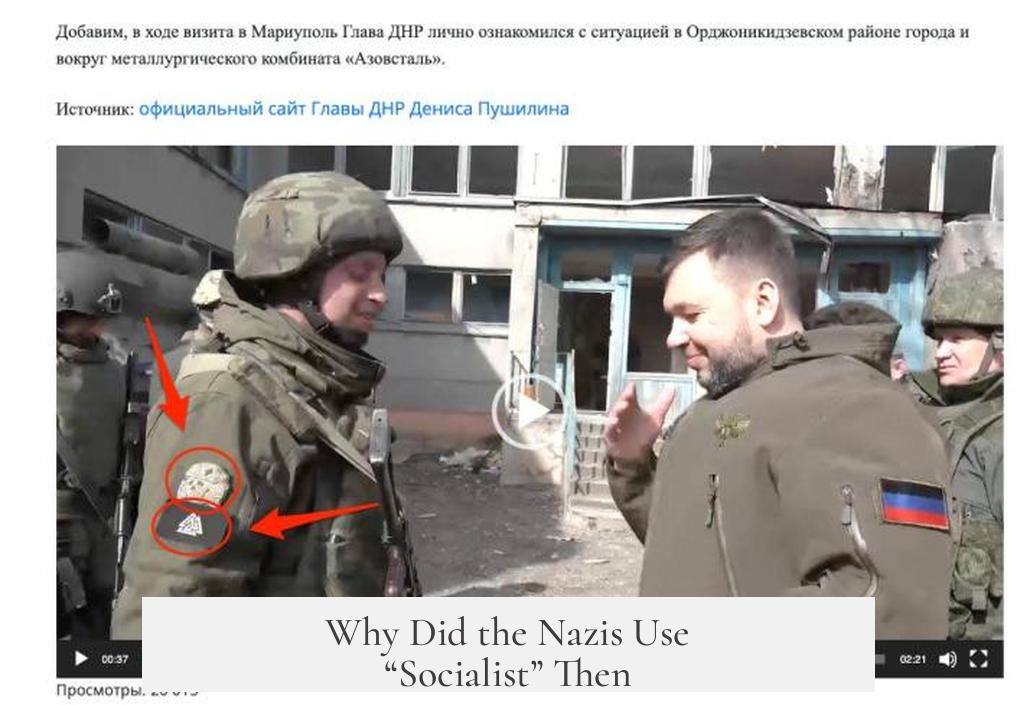 Why Did the Nazis Use “Socialist” Then?
