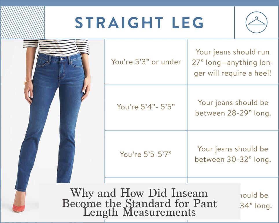 Why and How Did Inseam Become the Standard for Pant Length Measurements?