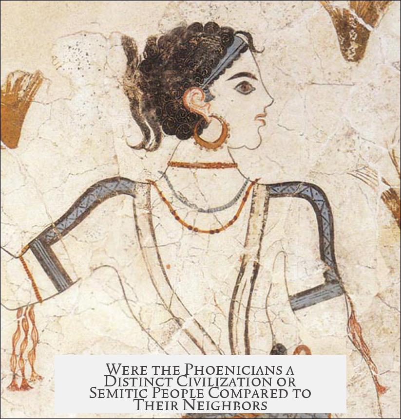 Were the Phoenicians a Distinct Civilization or Semitic People Compared to Their Neighbors?