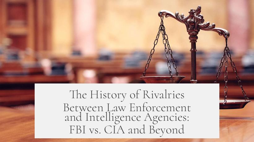 The History of Rivalries Between Law Enforcement and Intelligence Agencies: FBI vs. CIA and Beyond
