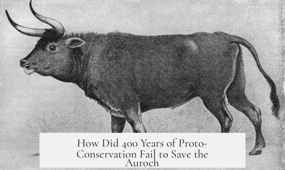 How Did 400 Years of Proto-Conservation Fail to Save the Auroch?