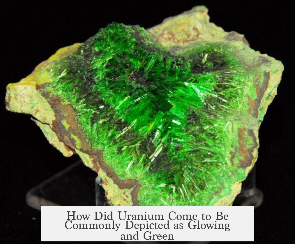 How Did Uranium Come to Be Commonly Depicted as Glowing and Green?