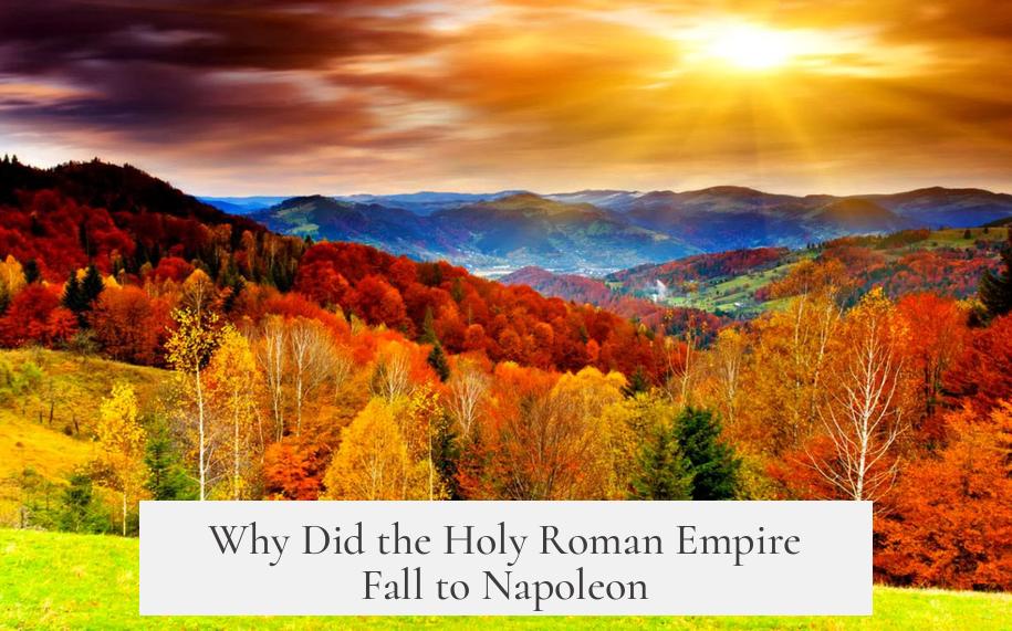 Why Did the Holy Roman Empire Fall to Napoleon?