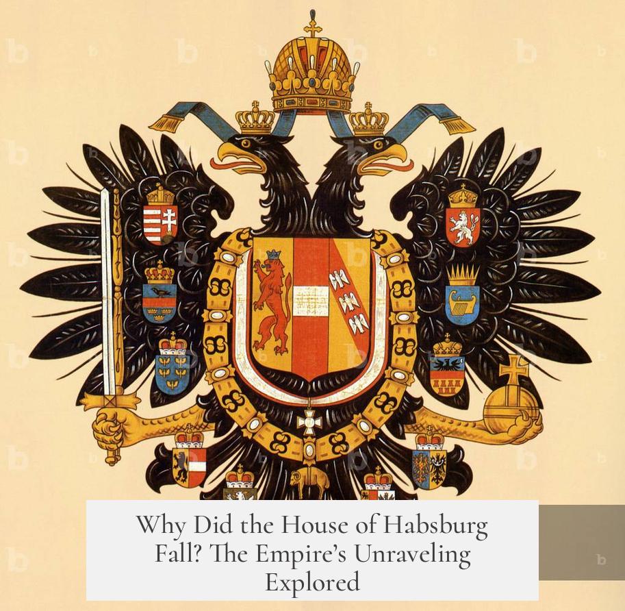 Why Did the House of Habsburg Fall? The Empire’s Unraveling Explored