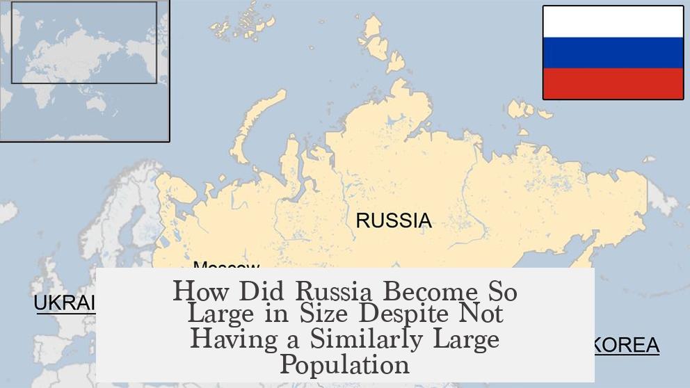 How Did Russia Become So Large in Size Despite Not Having a Similarly Large Population?